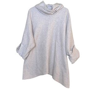 Habitat Grey Fleece Cowl Neck Sweater Size M